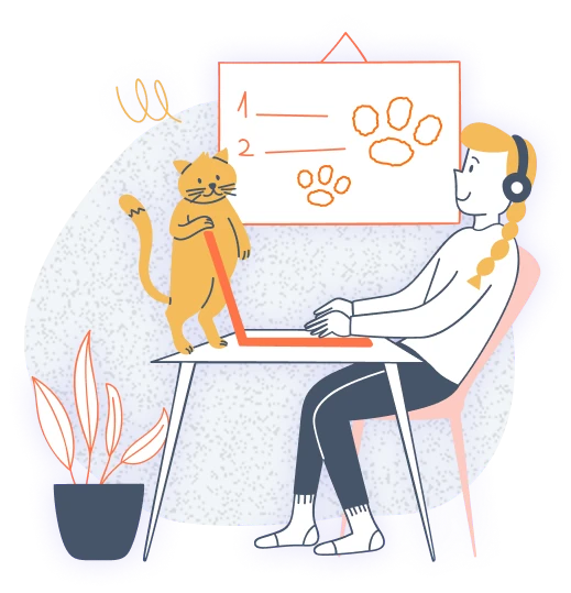 person entering basic info